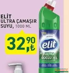 TARIM KREDİ ELİT ULTRA ÇAMAŞIR SUYU 1000 ML TARIM KREDİ ELİT ULTRA ÇAMAŞIR SUYU 1000 ML